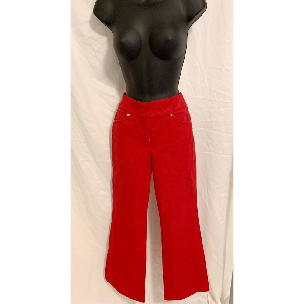 Red Escada Pants
